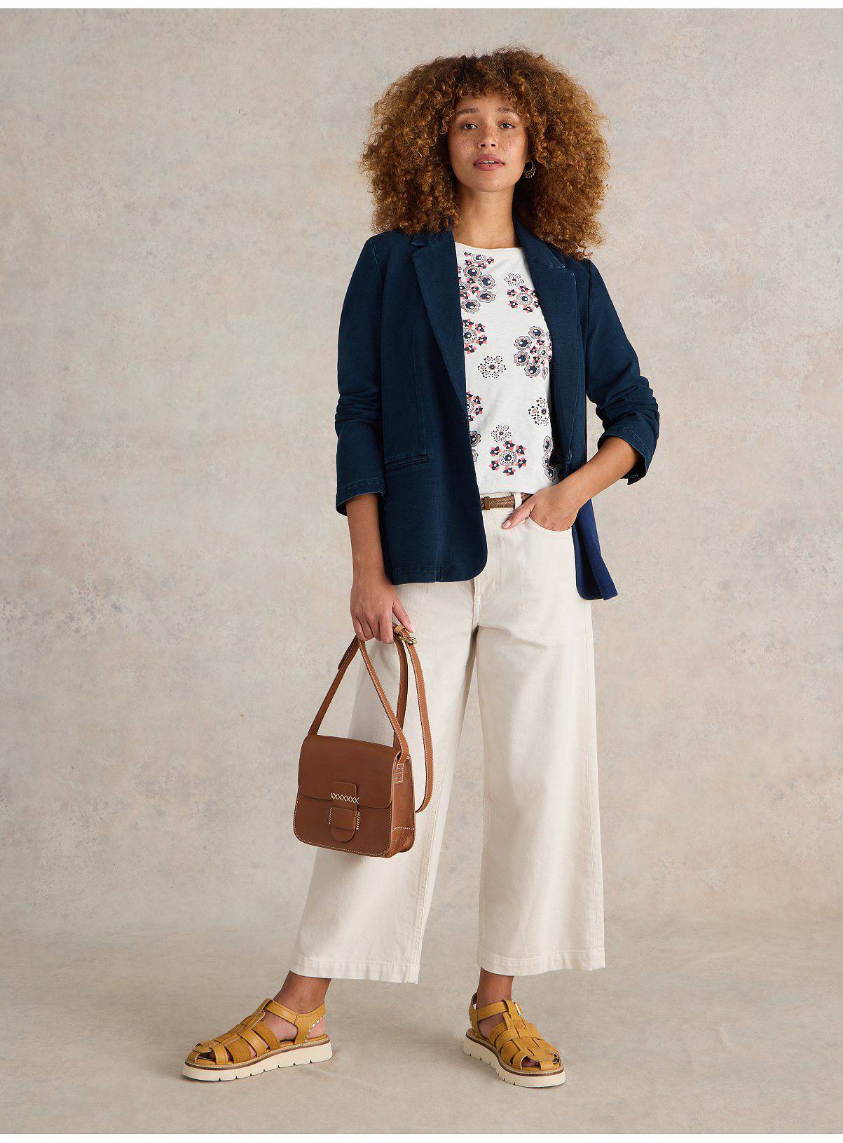 WHITE STUFF Evelyn Jersey Blazer 8 - Image 2